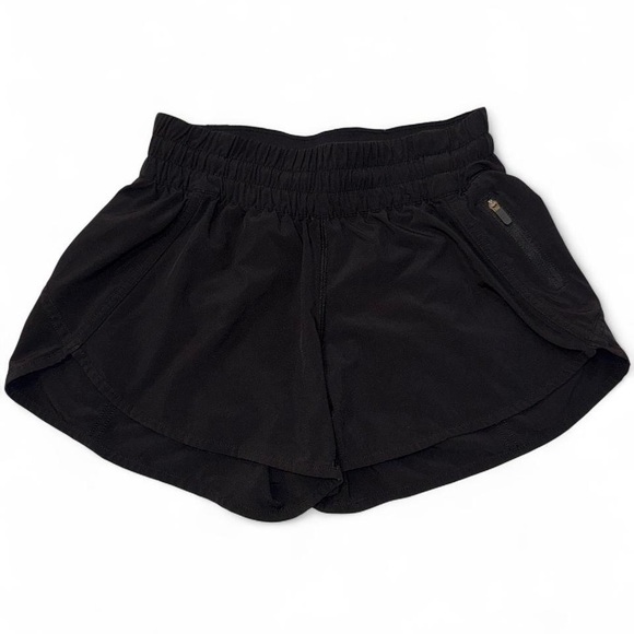 Lululemon Tracker Short V 4" Black Low Rise Size 6 - no liner - Picture 5 of 13